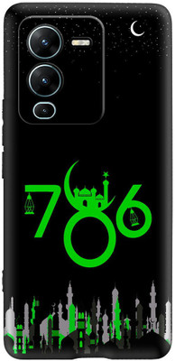 7printzone Back Cover for VIVO V25 PRO(Multicolor, Flexible, Silicon)