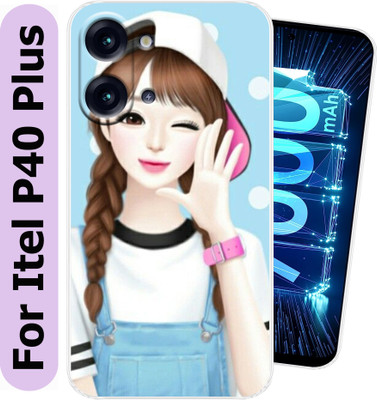 Tokito Back Cover for Itel P40 Plus(Transparent, Flexible, Silicon, Pack of: 1)