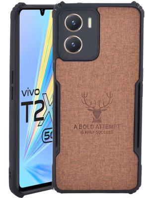 Spicesun Back Cover for vivo T2x 5G(Brown, Shock Proof, Pack of: 1)