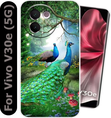 Unitrend Back Cover for Vivo V30e (5G)(Multicolor, Flexible, Silicon, Pack of: 1)