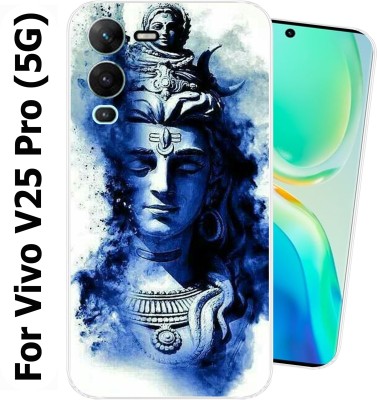 Goldista Back Cover for Vivo V25 Pro (5G)(Blue, White, Silicon, Pack of: 1)