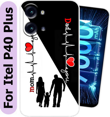 Goldista Back Cover for Itel P40 Plus(Transparent, Flexible, Silicon, Pack of: 1)