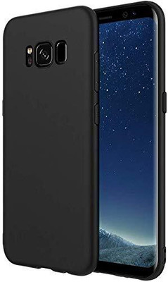 sadgatih Back Cover for Samsung Galaxy S8, Samsung Galaxy S8(Black, Dual Protection, Silicon, Pack of: 1)