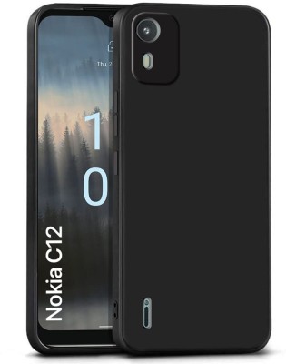 INSTYLE Back Cover for Nokia C12 PRO(Black, Grip Case, Pack of: 1)