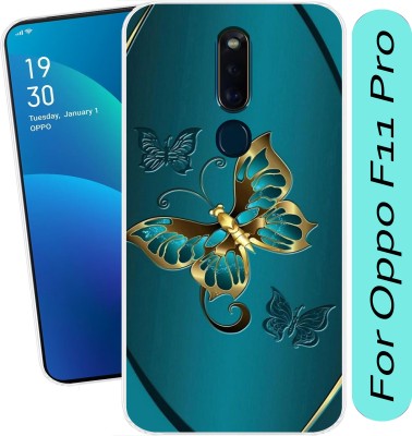 Goldista Back Cover for Oppo F11 Pro(Transparent, Flexible, Silicon, Pack of: 1)