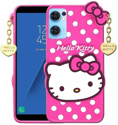 COVERBLACK Back Cover for Oppo Reno7 5G(Pink, Flexible, Silicon, Pack of: 1)