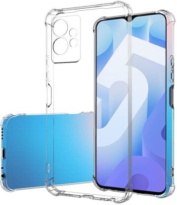 COVERBLACK Back Cover for Vivo Y75 5G(Transparent, Grip Case, Pack of: 1)