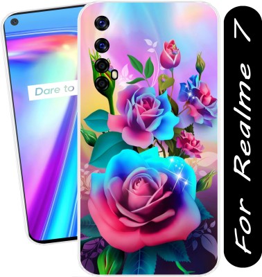 CASEINN Back Cover for Realme 7(Transparent, Flexible, Silicon, Pack of: 1)