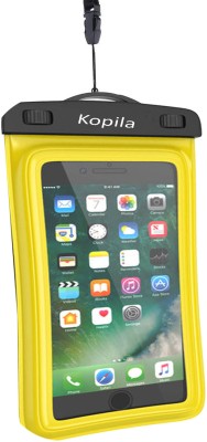 Kopila Pouch for 7 Inch Smartphone Waterproof Phone Protective Rain Dust and Scratch(Yellow)
