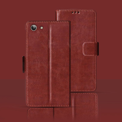 Kalua Mall Flip Cover for VIVO Y53(Maroon, Magnetic Case, Pack of: 1)