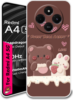 Tokito Back Cover for Redmi A4 5G(Transparent, Flexible, Silicon, Pack of: 1)
