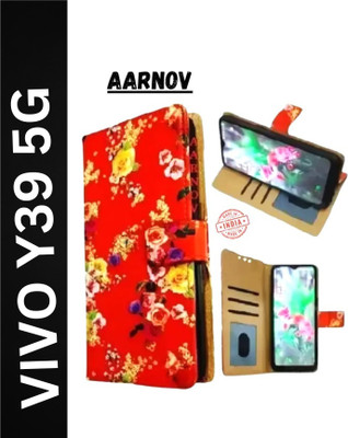 Aarnov Flip Cover for vivo Y39 5G,
V2443(Red, Pack of: 1)