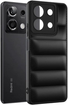 BOZTI Back Cover for Redmi Note 13 5G(Black, Puffer, Silicon, Pack of: 1)