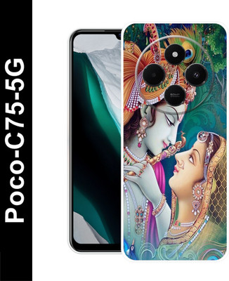 Ashini Back Cover for Poco C75 5G(Multicolor, Dual Protection, Silicon, Pack of: 1)