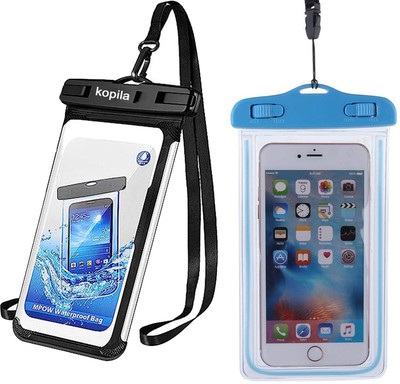 Kopila Pouch for Waterproof Mobile Cover(White, Transparent, Pack of: 2)