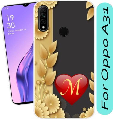 SmartGoldista Back Cover for Oppo A31(Transparent, Flexible, Silicon, Pack of: 1)