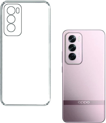 GodKuber Back Cover for Oppo Reno 12 Pro 5G high qualitiy transparent mobile back cover(Transparent, Grip Case, Silicon, Pack of: 1)
