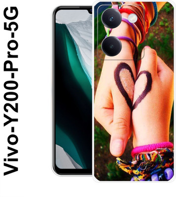 COVERJET Back Cover for Vivo Y200 Pro 5G(Brown, Flexible, Pack of: 1)