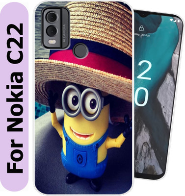 Coolcase Back Cover for Nokia C22(Multicolor, Grip Case, Silicon, Pack of: 1)