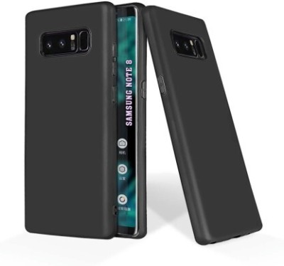 ASRK Back Cover for Samsung Galaxy Note 8(Black, Dual Protection, Silicon, Pack of: 1)