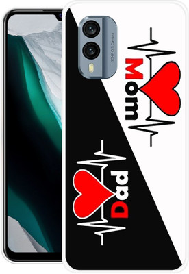 Shree Shyam Book Cover for Nokia X30 5G(Black, White, Grip Case, Silicon, Pack of: 1)