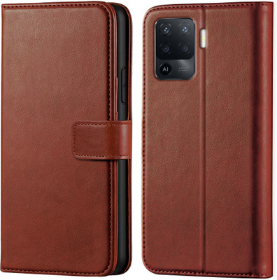 Ascensify Back Cover for OPPO F19 PRO(Brown, Dual Protection, Pack of: 1)