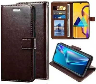 Aarnov Flip Cover for vivo Y29 5G,V2420(Brown, Pack of: 1)