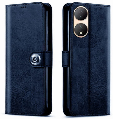 COVERBLACK Flip Cover for Vivo Y100 5G(Blue, Dual Protection, Pack of: 1)