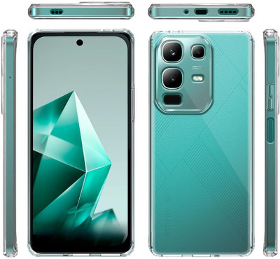 COVERBLACK Back Cover for Infinix X6870 / Note 50s 5G | Soft Micro fiber | Flexible & Durable | Not Yellowing Case(Transparent, Waterproof, Silicon, Pack of: 1)