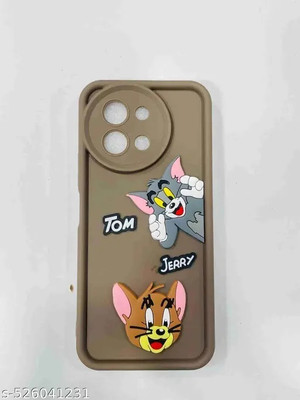 Seetu Back Cover for Vivo T3X 5G(Brown)