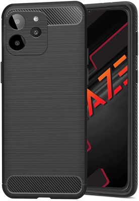 Coverage Back Cover for Lava Yuva 2Pro(Black, Dual Protection, Silicon, Pack of: 1)