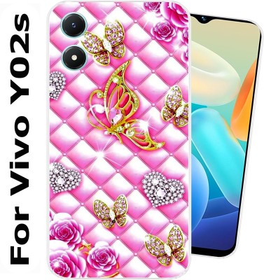 Hostprint Back Cover for Vivo Y02s(Transparent, Flexible, Silicon, Pack of: 1)