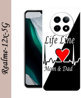 JAIKARA Back Cover for Realme 12x 5G(Multicolor, Dual Protection, Silicon, Pack of: 1)