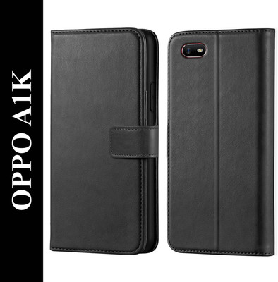 Innovex Back Cover for Oppo A1K(Black, Pack of: 1)