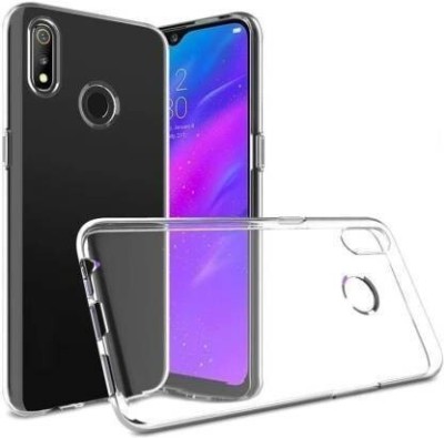 Aarov Back Cover for Realme 3i OG Totu, Designer Plain Back Cover(Transparent, Grip Case, Silicon, Pack of: 1)