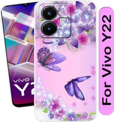 Cooltrend Back Cover for Vivo Y22(Transparent, Flexible, Silicon, Pack of: 1)