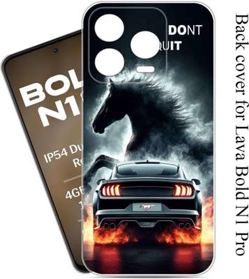 YorktoSis Back Cover for Lava Bold N1 Pro 5G 3165(Black, Dual Protection, Silicon, Pack of: 1)