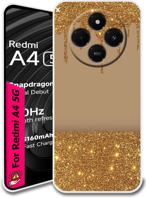 Tokito Back Cover for Redmi A4 5G(Transparent, Flexible, Silicon, Pack of: 1)