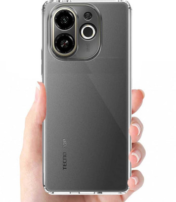 Coverage Back Cover for Tecno Spark 30C 5G / KL8h(Transparent, Matte Finish, Silicon, Pack of: 1)