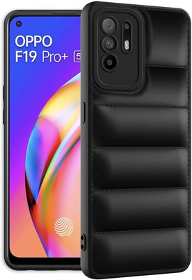 CASEHYP Back Cover for Oppo F19 Pro Plus(Black, Puffer, Silicon, Pack of: 1)