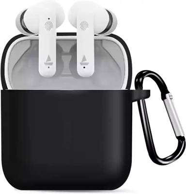 dealclues Front & Back Case for boAt Airdopes 141 / Airdopes 148 [Dust Proof |Only Silicone Case Cover| NO BLUETOOTH INCLUED]