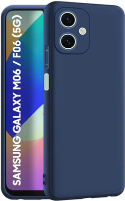 AIZLO Back Cover for Samsung Galaxy F06 5G, Samsung Galaxy M06 5G(Blue, Microfiber Lining, Silicon, Pack of: 1)
