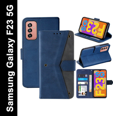khayati Flip Cover for Samsung Galaxy F23 5G,SM-E236BZGGINS,Samsung Galaxy F23 5G(Blue, Pack of: 1)