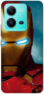 DIKRO Back Cover for vivo V25 5G, V2202, IRON, MAN, MARVEL, SUPER, HERO(Red, Hard Case, Pack of: 1)