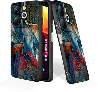 FeelWhiz Back Cover for Infinix Smart 8 Hd, Tecno Spark GO 2024, Tecno Spark 20C, Tecno Pop 8(Black)