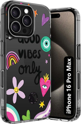 Nainz Back Cover for Apple iPhone 16 Pro Max(Multicolor, Grip Case, Silicon, Pack of: 1)