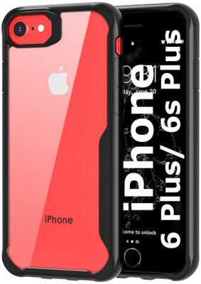 A-Allin1 Back Cover for Apple iPhone 6 Plus, camera Protection from shocks and scratches.(Black, Pack of: 1)
