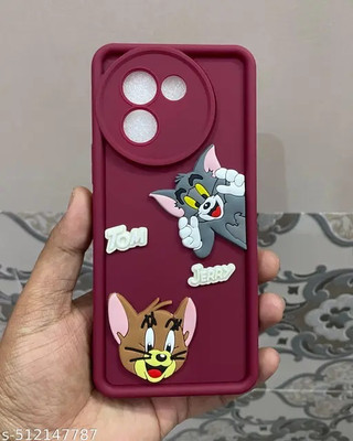 Seetu Back Cover for Vivo V30E (5G)(Maroon)