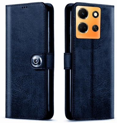 COVERBLACK Flip Cover for Infinix X6711 / Note 30 5G(Blue, Grip Case, Pack of: 1)