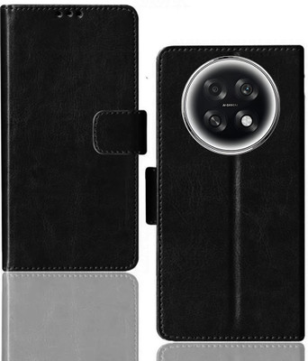 Kalua Mall Flip Cover for Oppo F31 Pro Plus | CPH2757 flip cover | Inside Card Slot | Wallet Stand | Black(Black, Magnetic Case, Silicon, Pack of: 1)